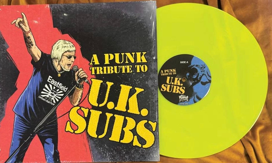 UK Subs Tribute LP - Neon Yellow Vinyl