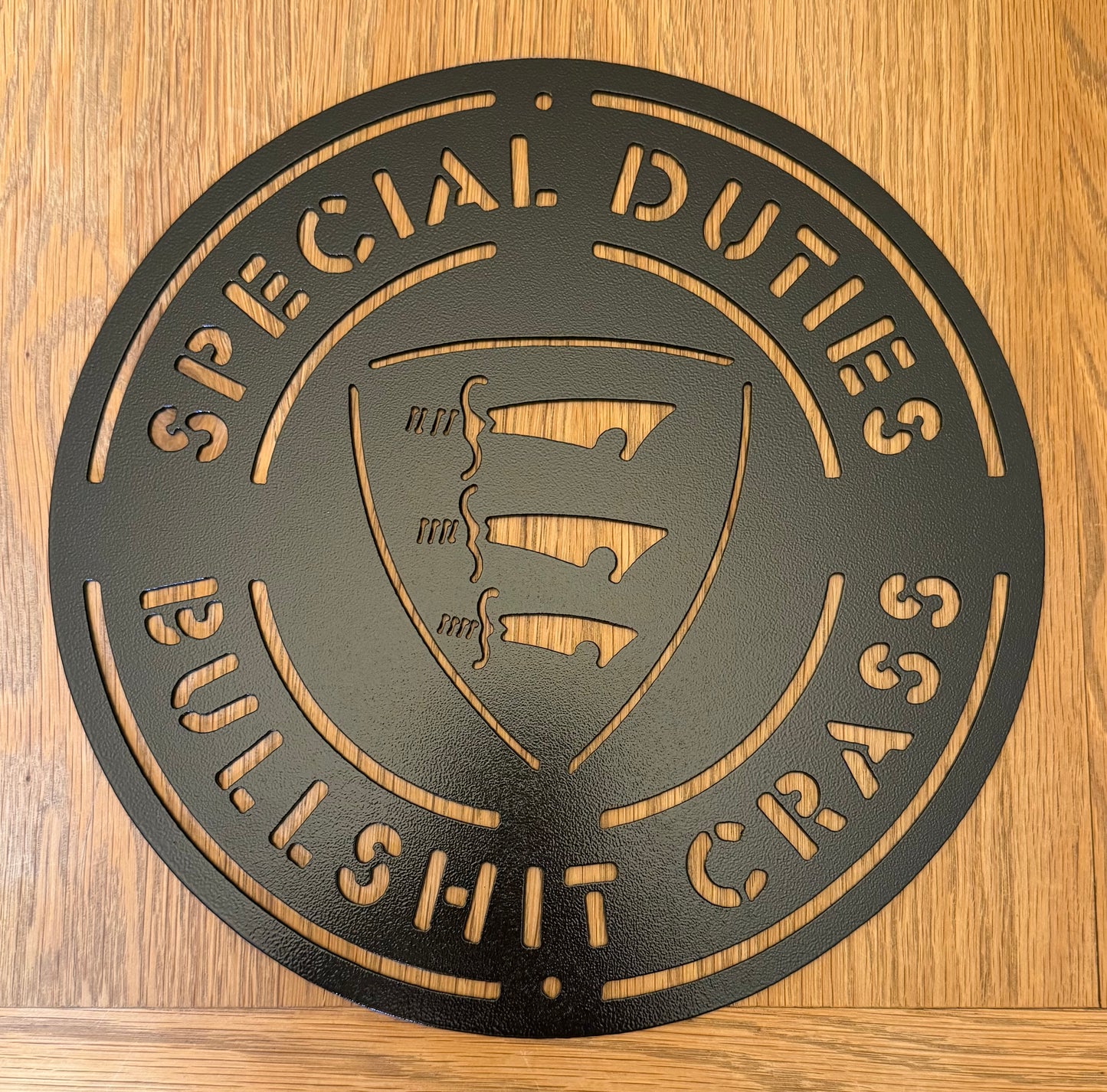 Bullshit Crass Wall Art Plaque (No Backing)